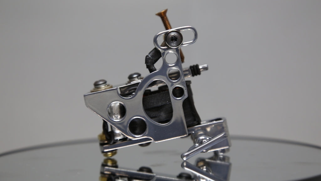 360 Degree View of Veritas MFG. Byrne Liner Coil Tattoo Machine
