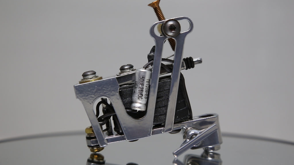360 Degree view of Veritas MFG. Slotted #6 Liner Coil Tattoo Machine