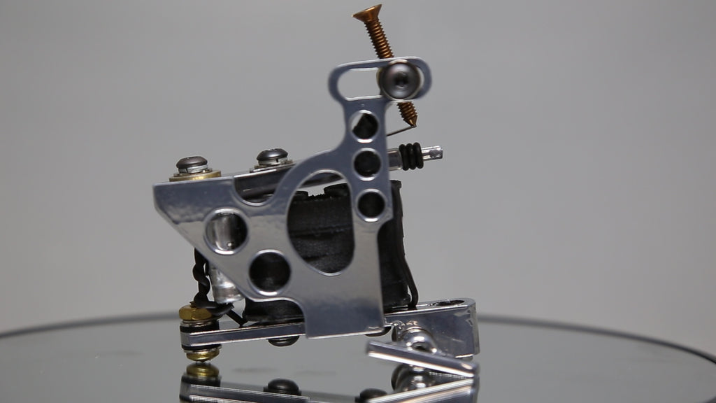 360 Degree View of Veritas MFG. Byrne Shader Coil Tattoo Machine