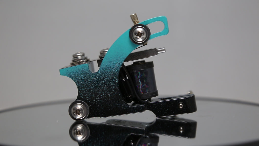 360 Degree View of Lucky MFG One-Off Mini Rollo Liner  — Custom Coil Tattoo Machine