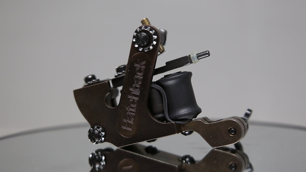 260 Degree View of Hatchback Irons Patina Liner Tattoo Machine