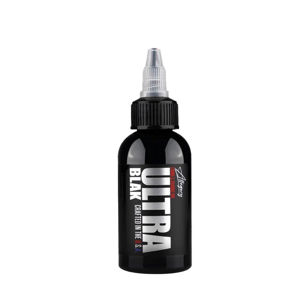 Allegory Ultra Blak tattoo ink bottle
