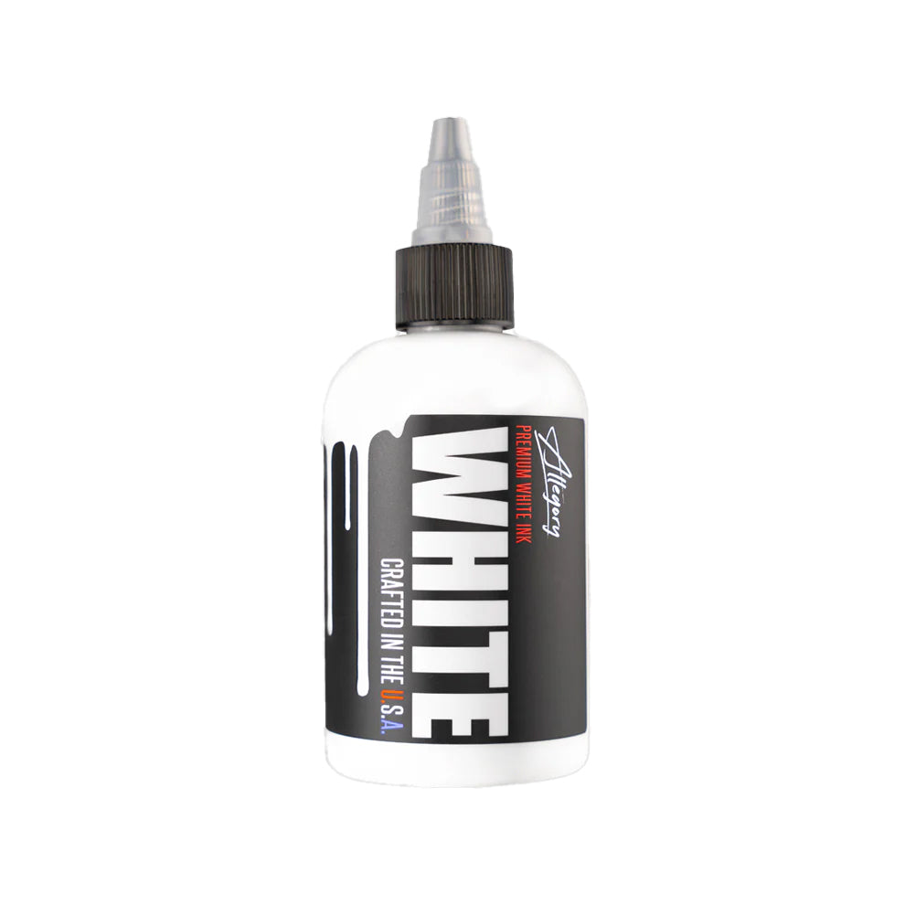 Allegory White tattoo ink bottle for highlighting and mixing
