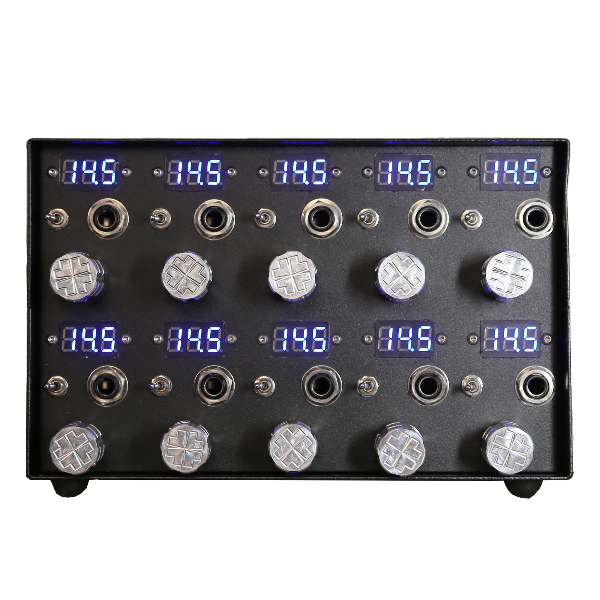 tattoo power supply with ten clip cord ports for running multiple machines