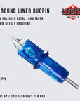 Round Liner Bugpin Needle Cartridges by Lucky Supply