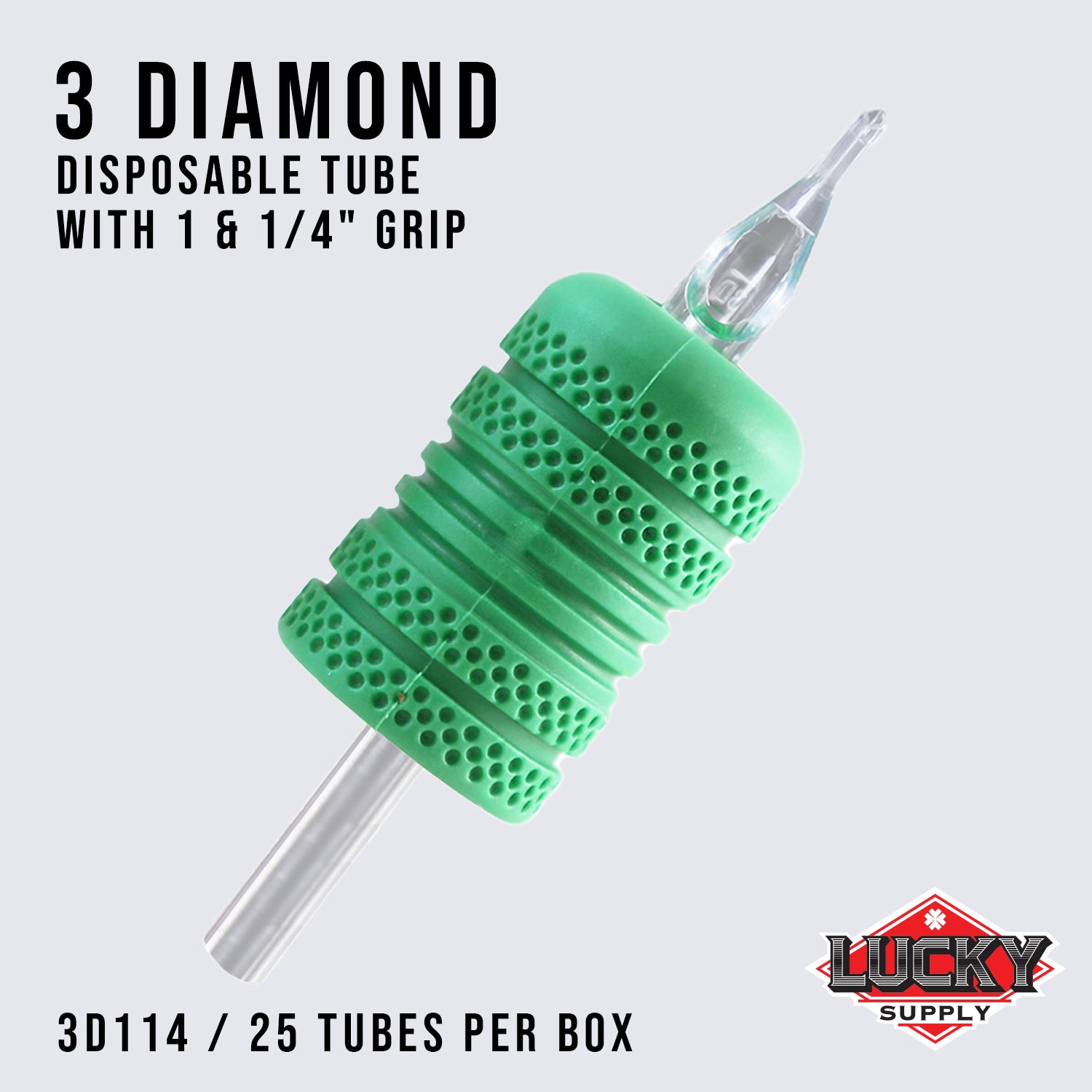 V1 Diamond Clear Disposable Tubes