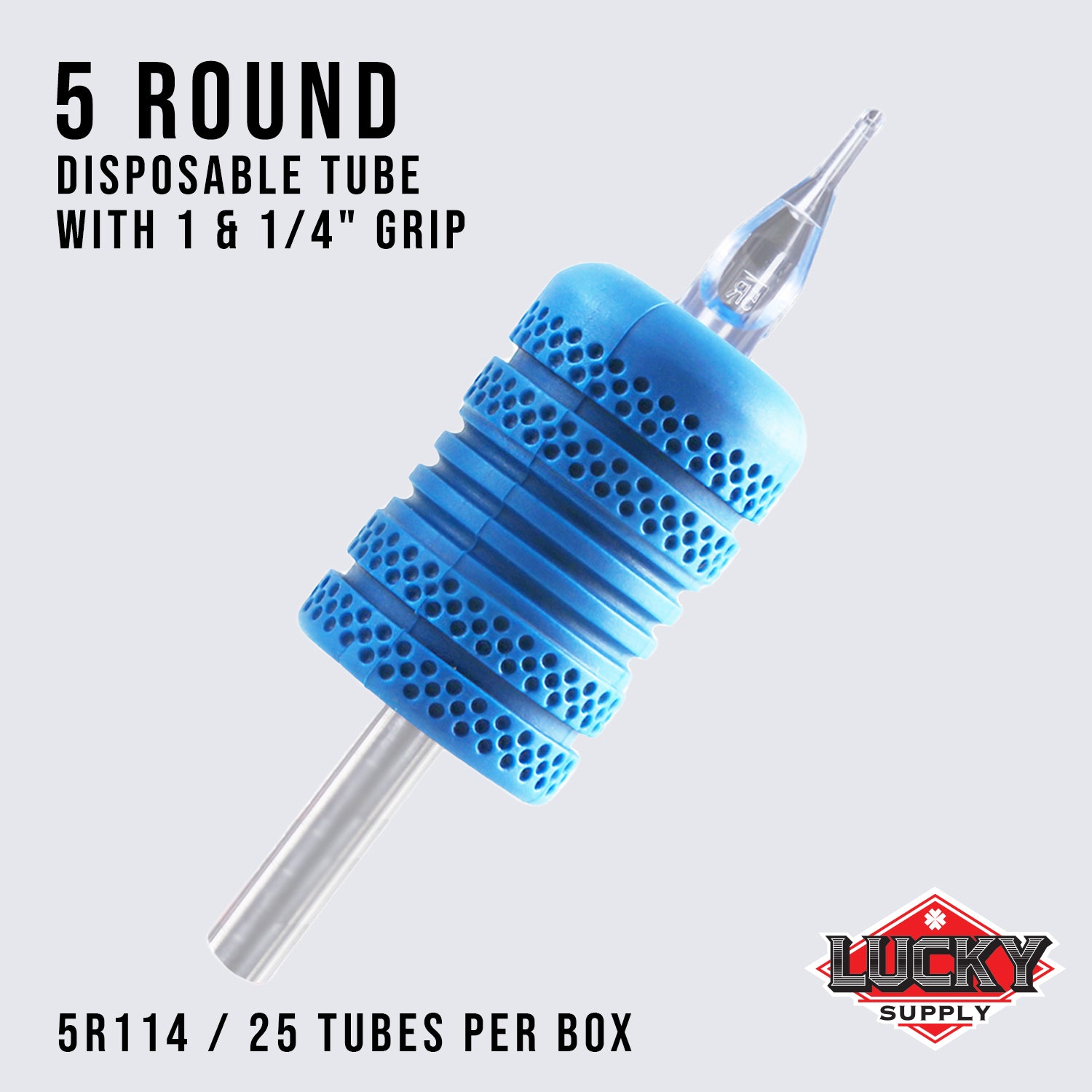 V1 Round Clear Disposable Tubes