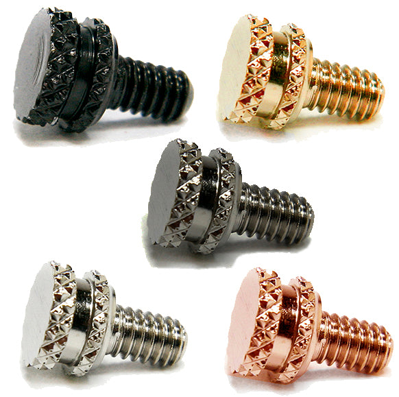 Double Wide Knurled Binding Post Screws (Pack of 5)