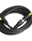 Angled Black Heavy Duty RCA Cable by Hardcraft Co.