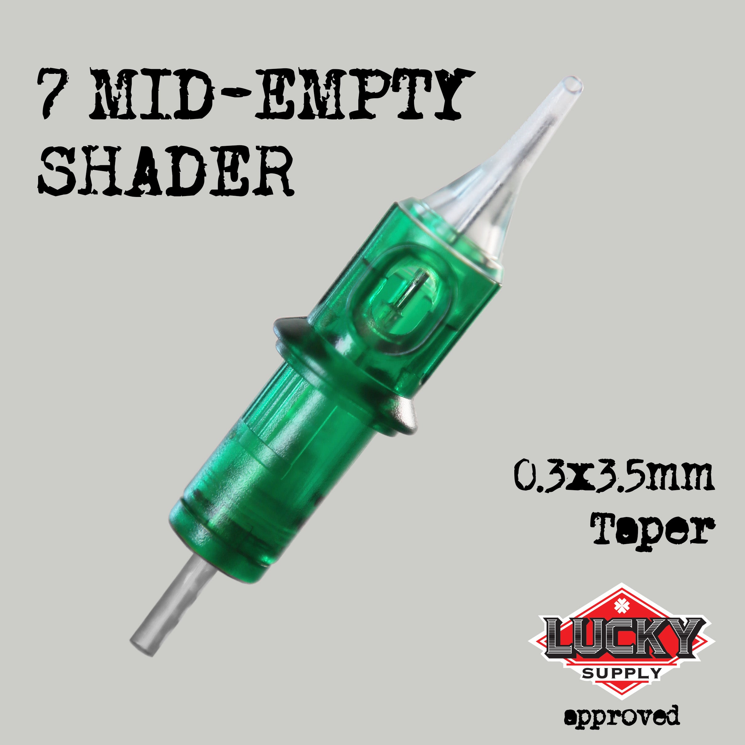 Hollow Round Shader Needle Cartridges by Lucky Supply