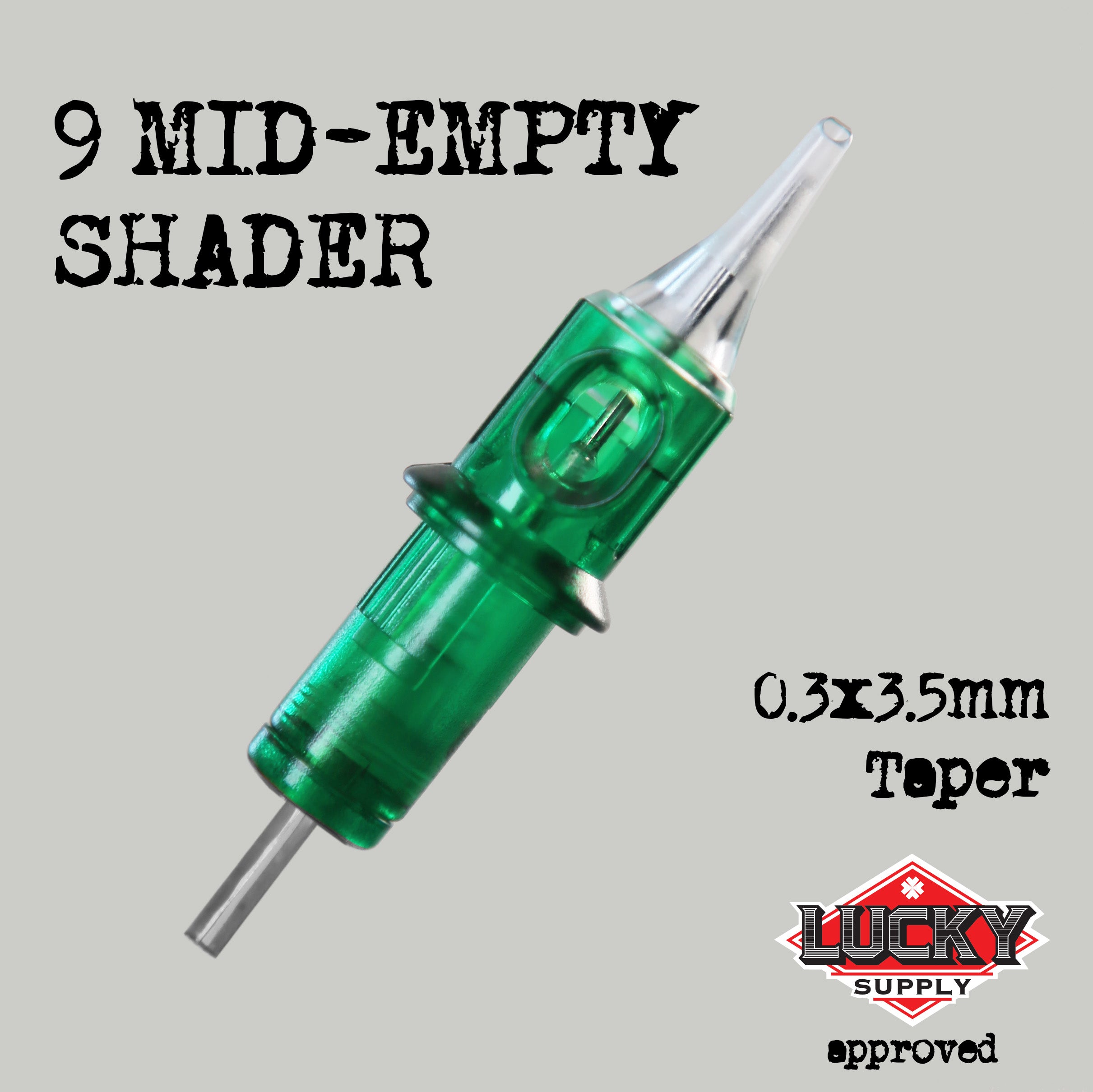 Hollow Round Shader Needle Cartridges by Lucky Supply