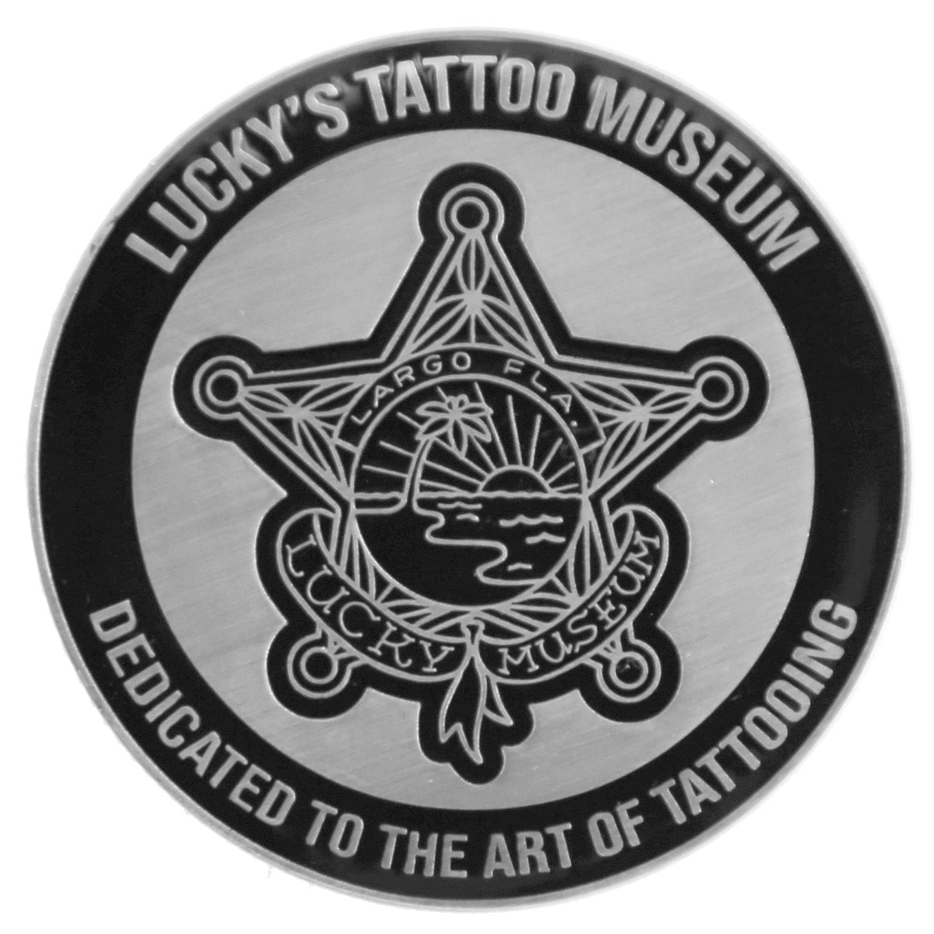 Lucky's Tattoo Museum 20 Year Anniversary Commemorative Coin