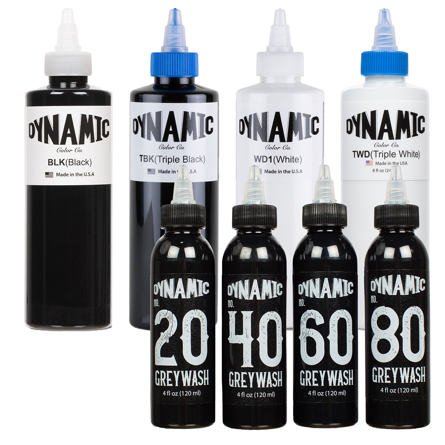 Dynamic Color Co. - Black and White Inks