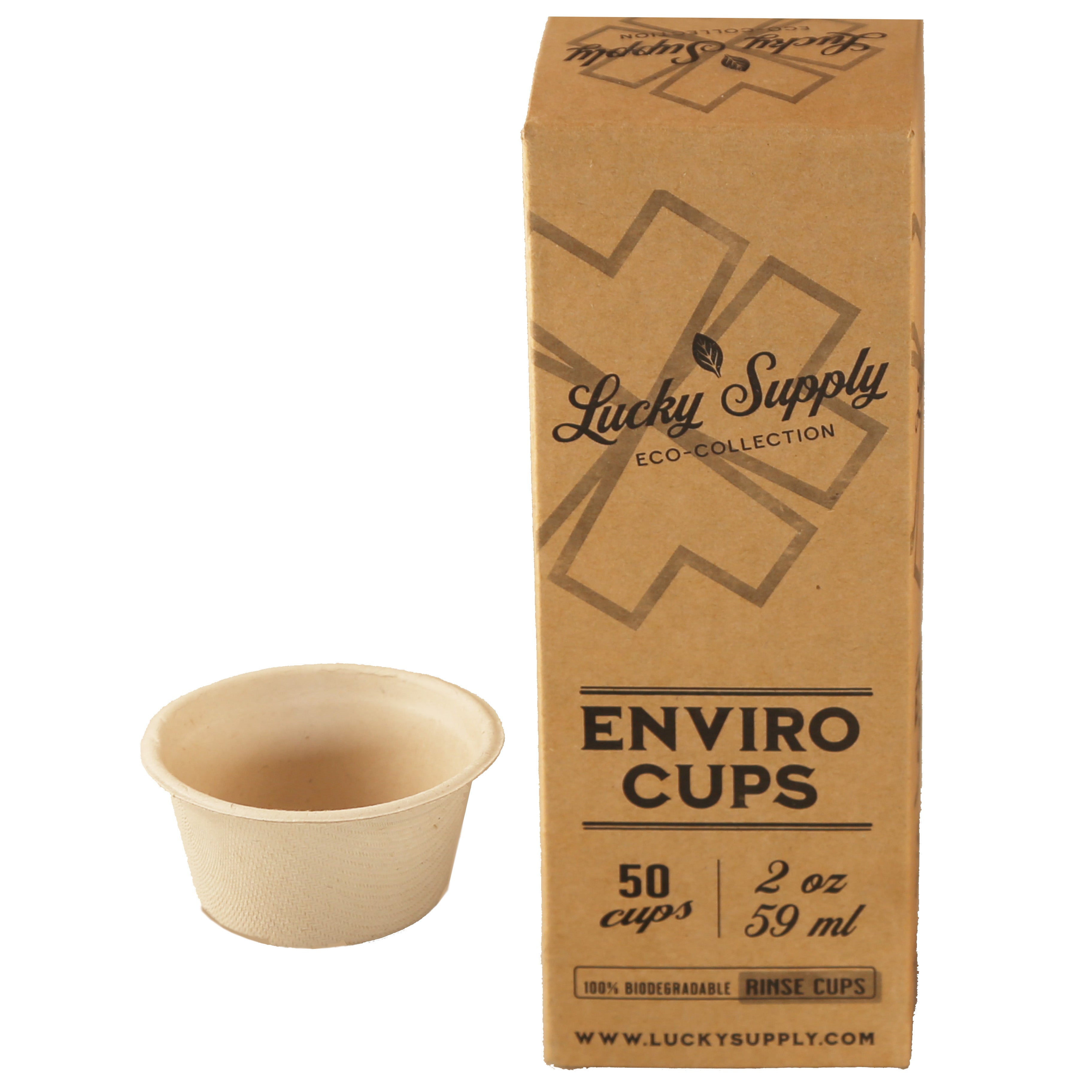 Enviro Biodegradable Cups - Paper Rinse Cups by Lucky Supply