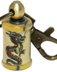Happy Dragon Coil Keychain