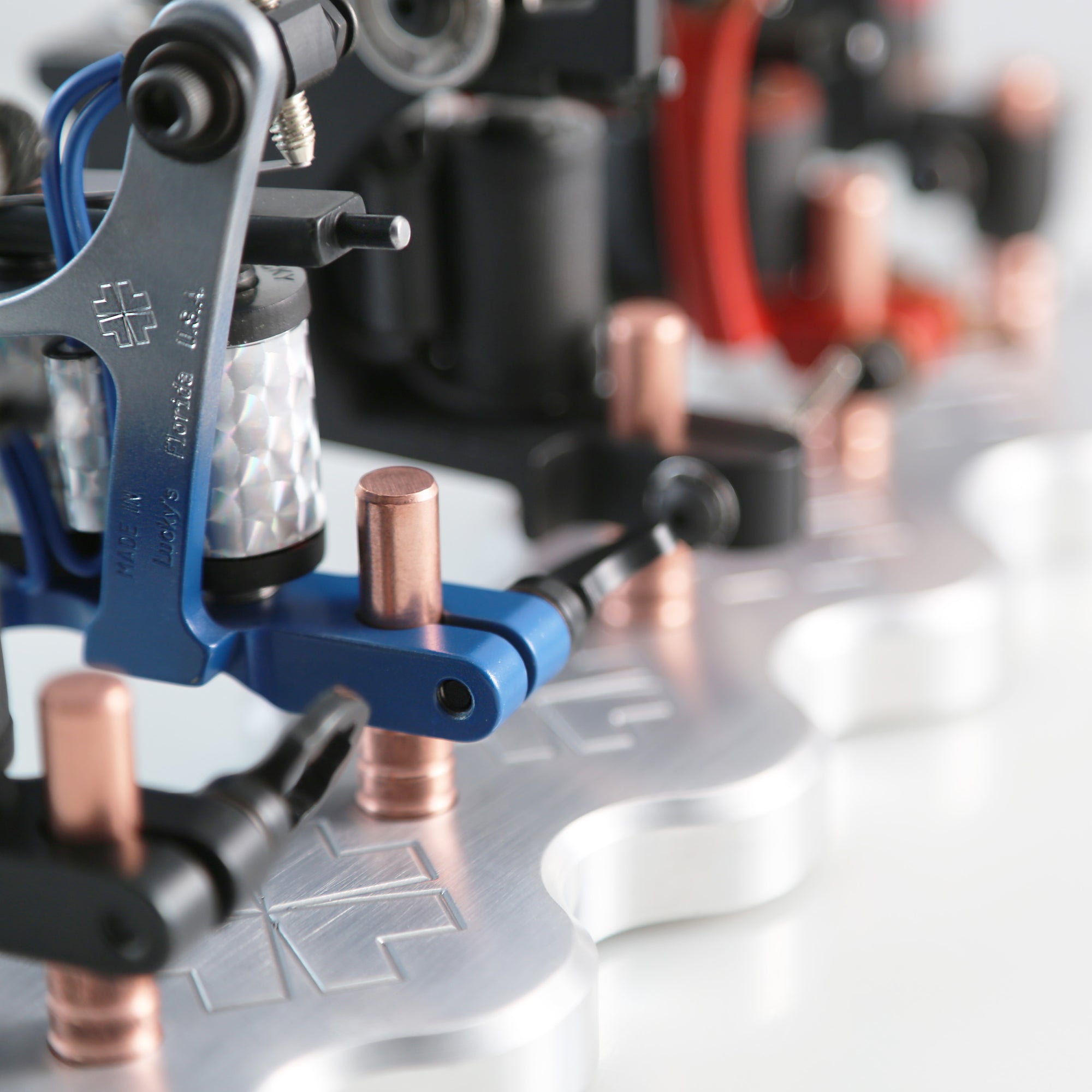 Lucky Supply Interlocking Tattoo Machine Rack and End Caps (Sold Separately)