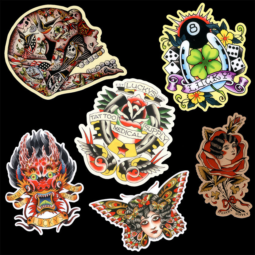 Lucky Supply Sticker Pack (Set of 6)
