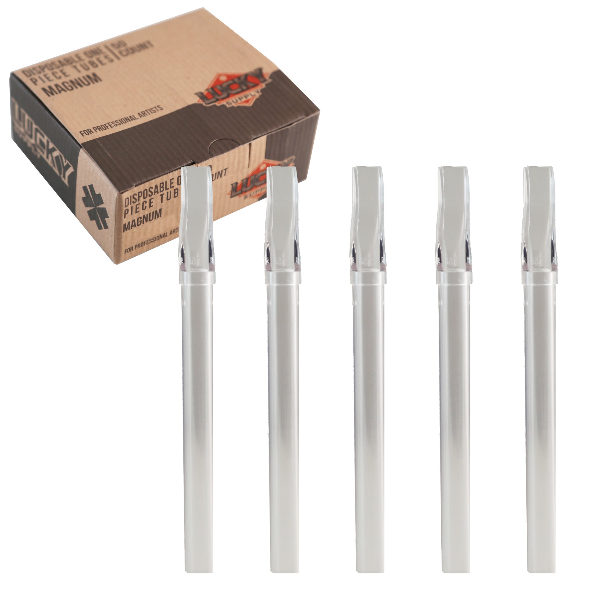 Clear Disposable Tube Stems
