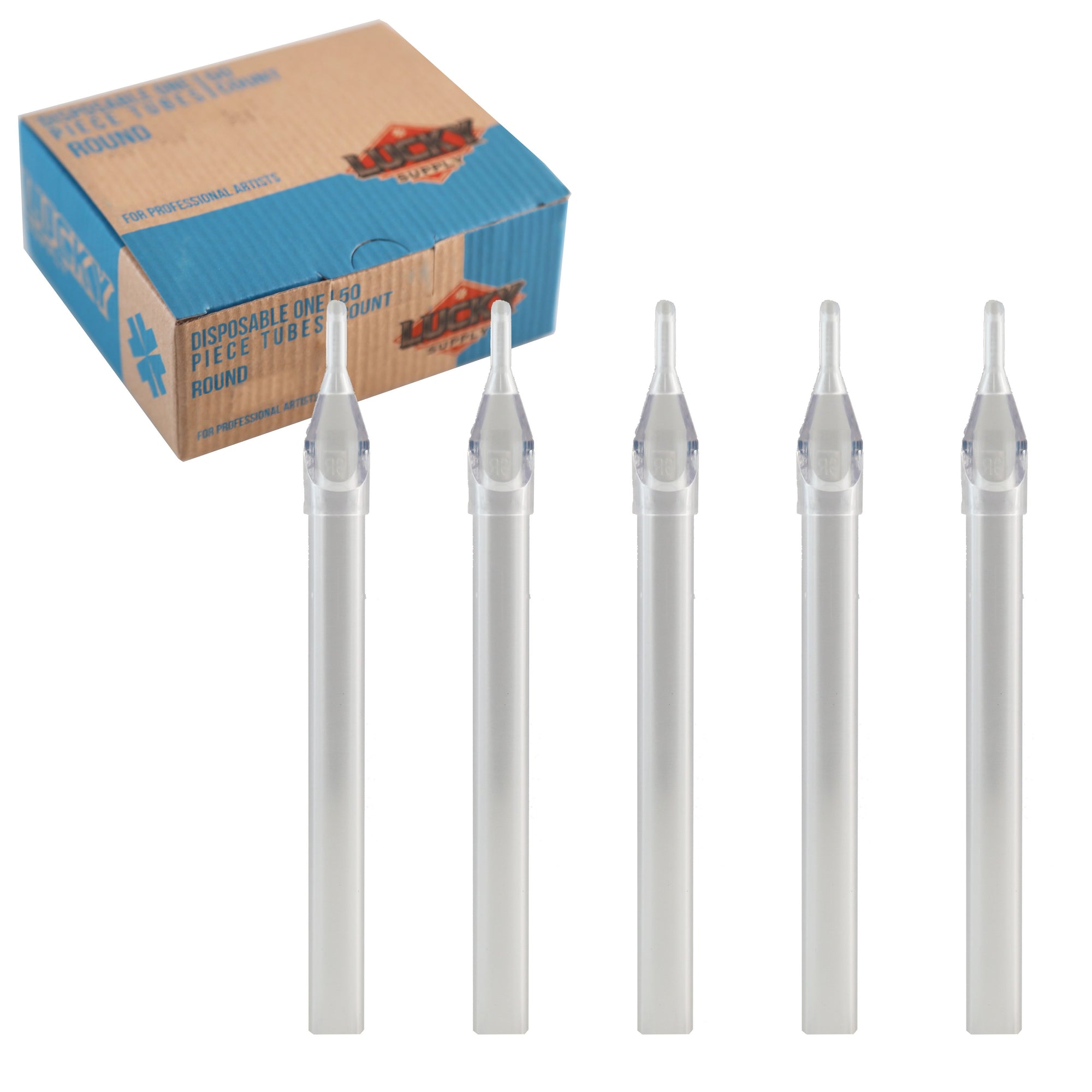 Clear Disposable Tube Stems