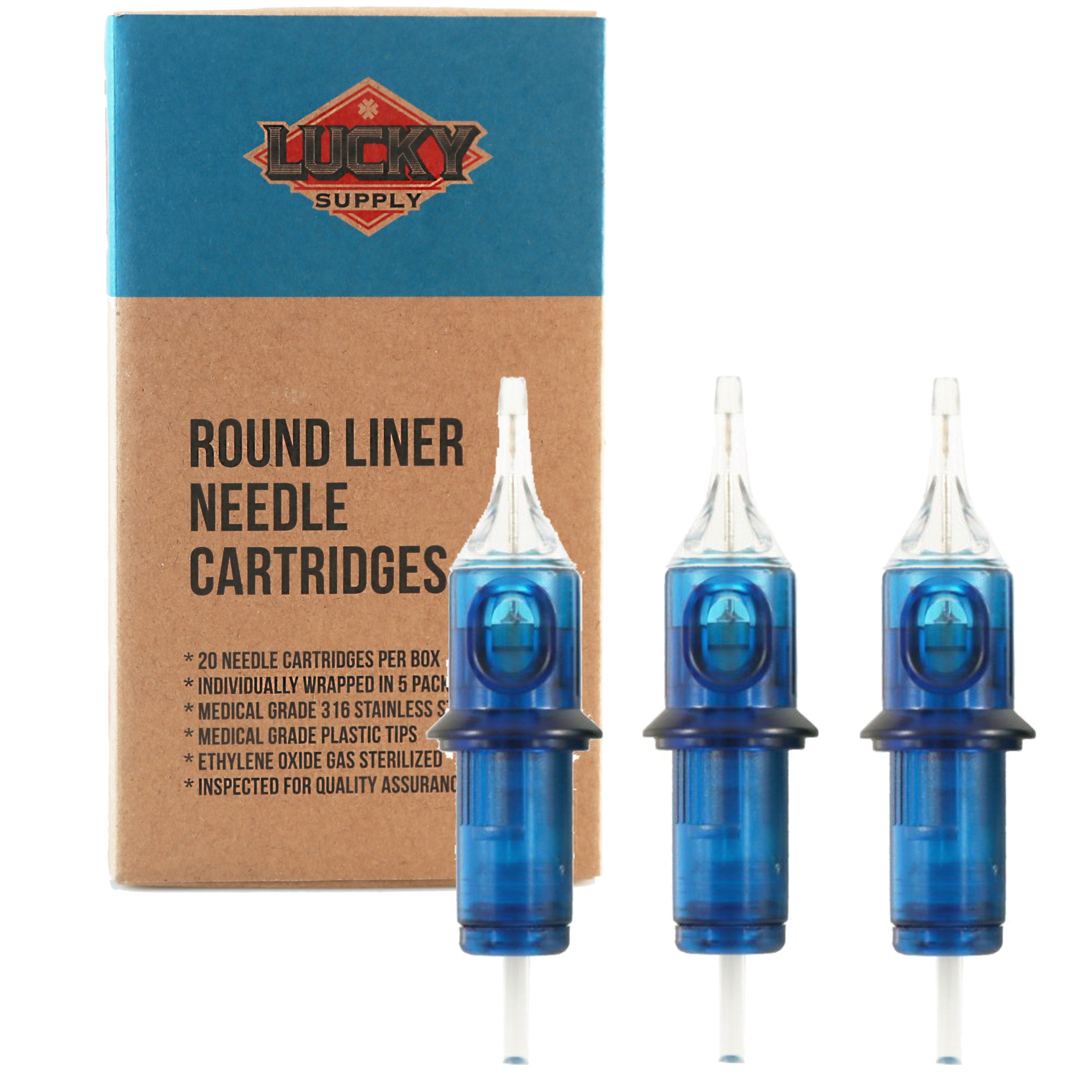 Liner Power Supertight Needle Cartridges by Lucky Supply