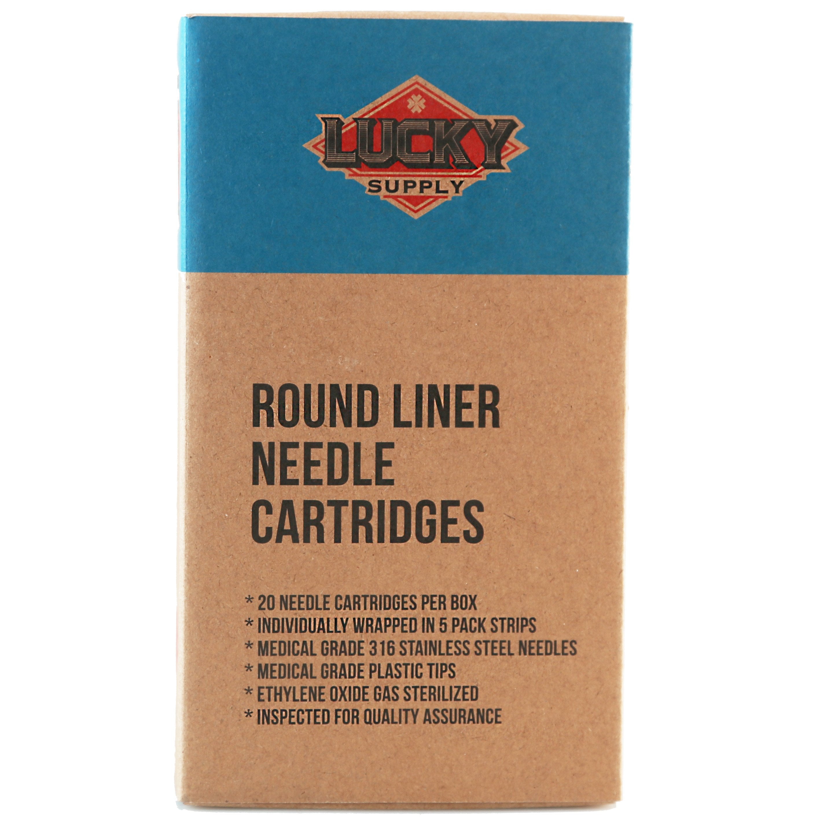 Round Liner Bugpin Needle Cartridges by Lucky Supply
