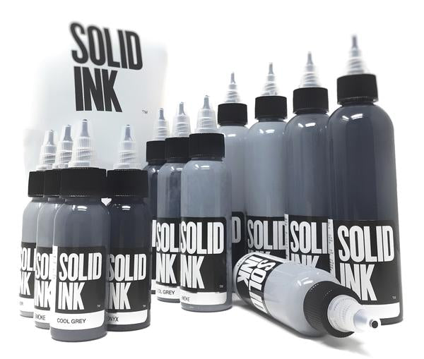 Solid Ink - Opaque Grey Set 1oz (4pc Set)