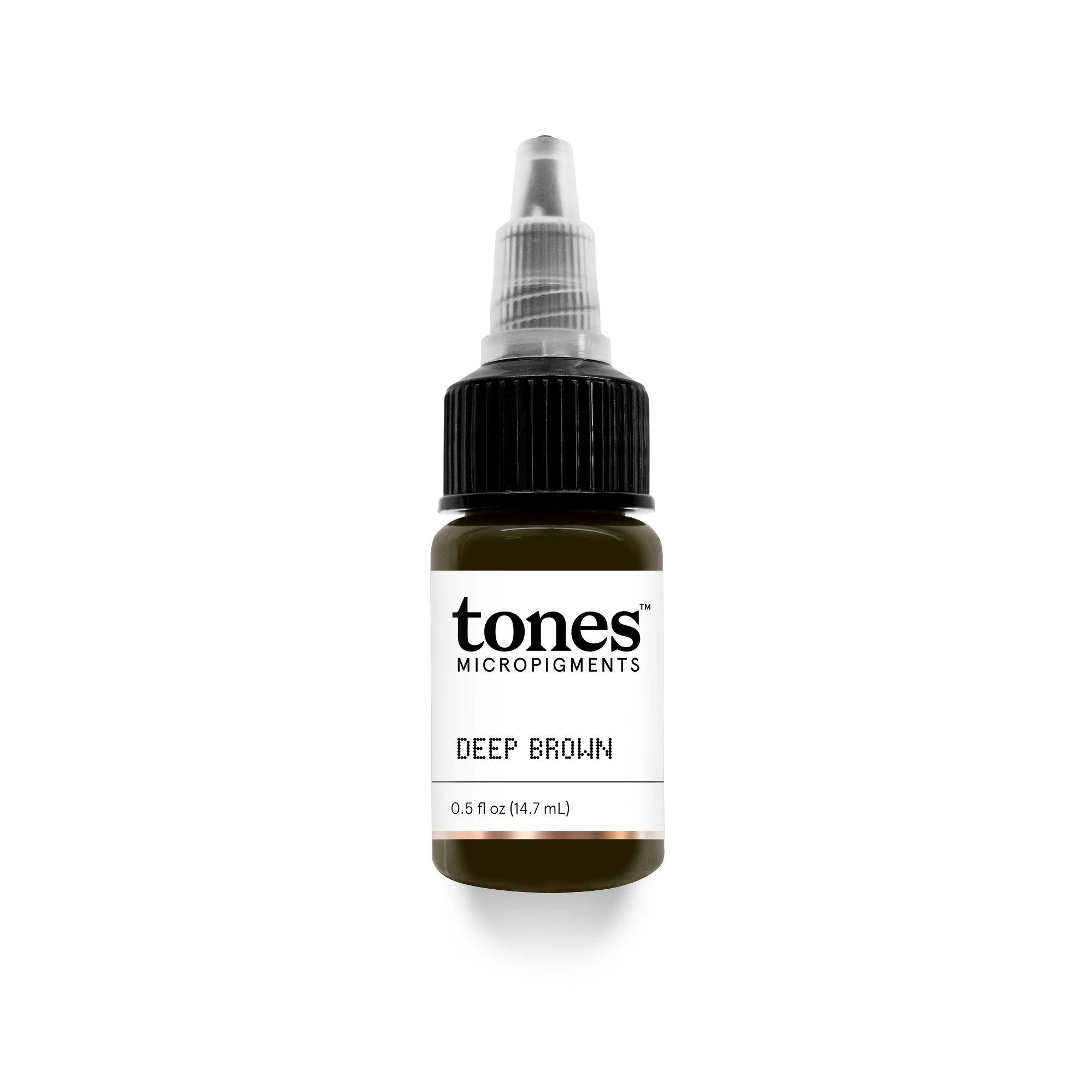 Tones Micropigments - Deep Brown PMU Pigment 0.5oz