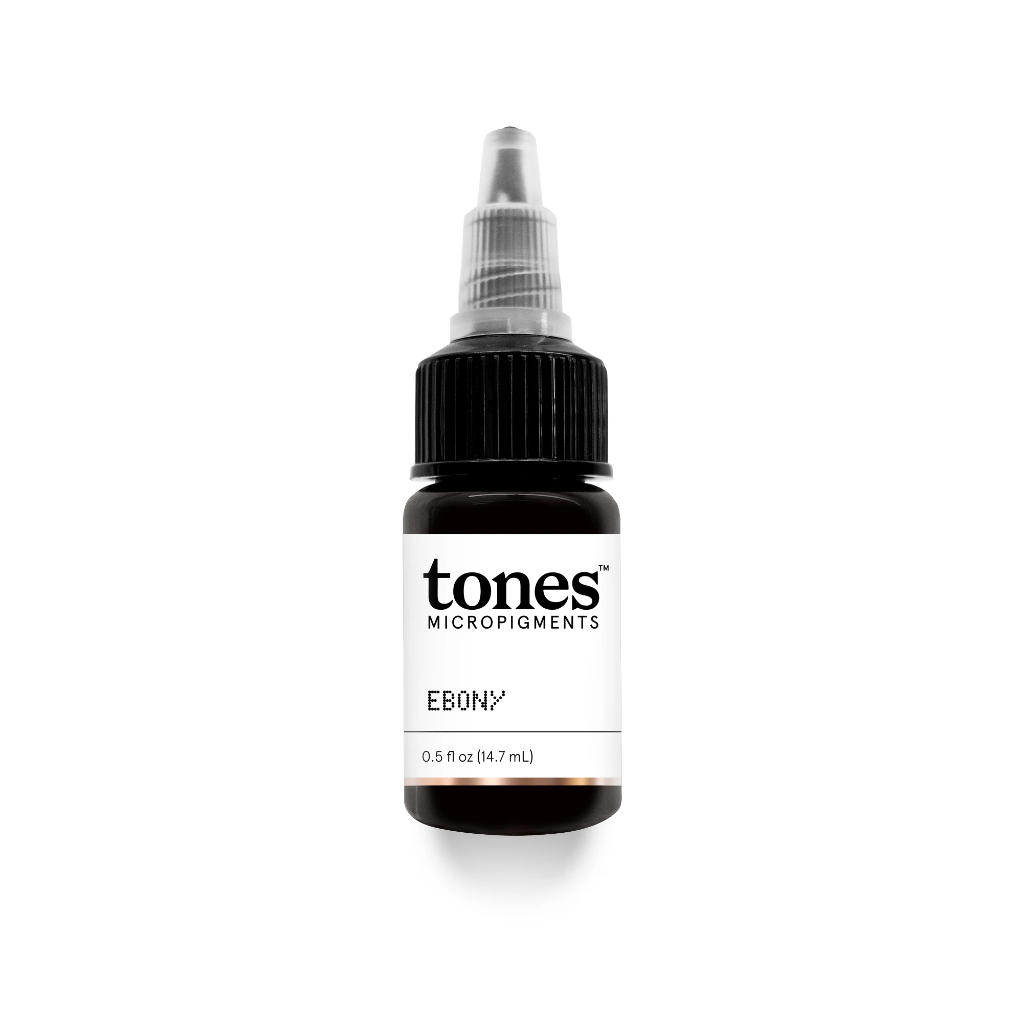 Tones Micropigments - Ebony PMU Pigment 0.5oz