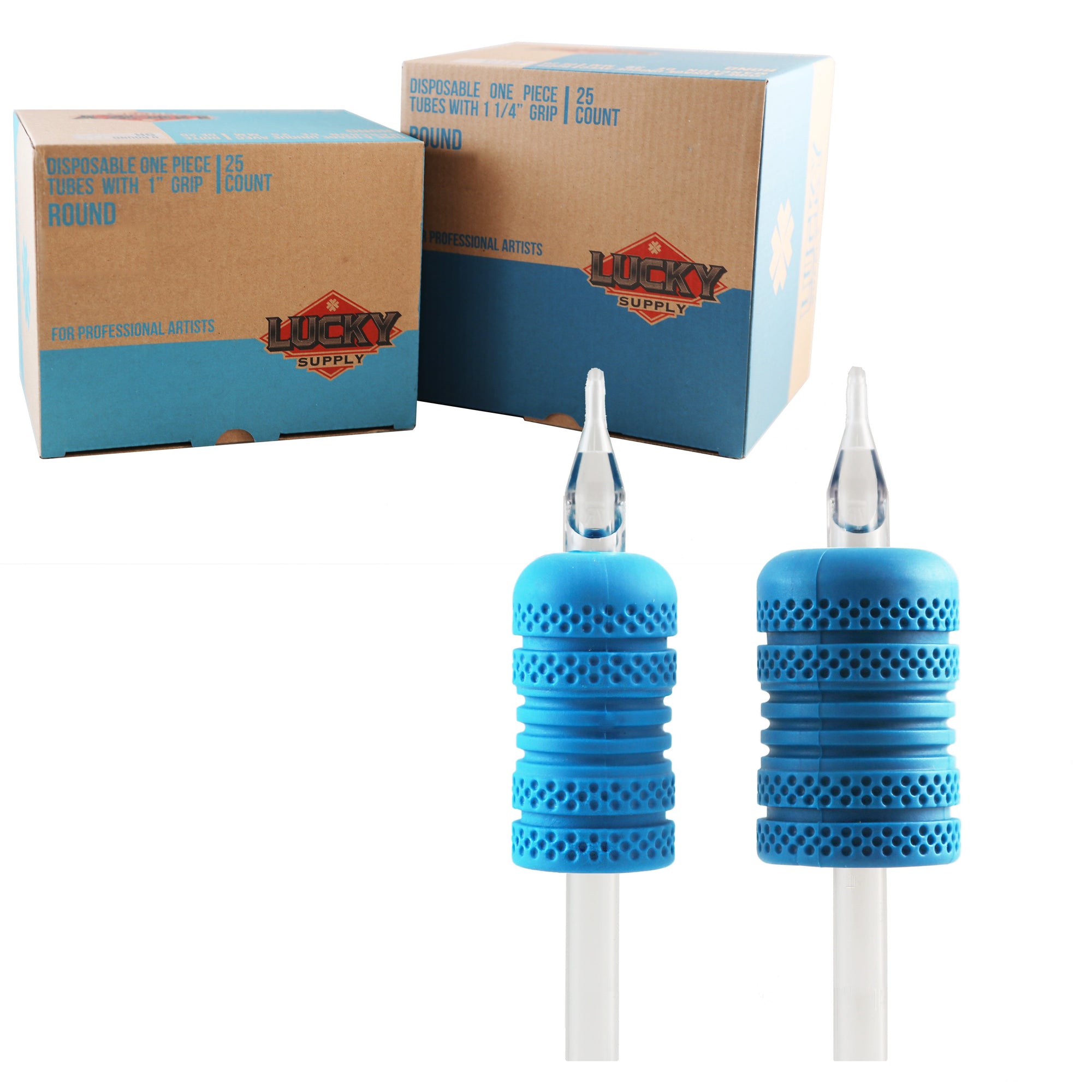 V1 Round Clear Disposable Tubes