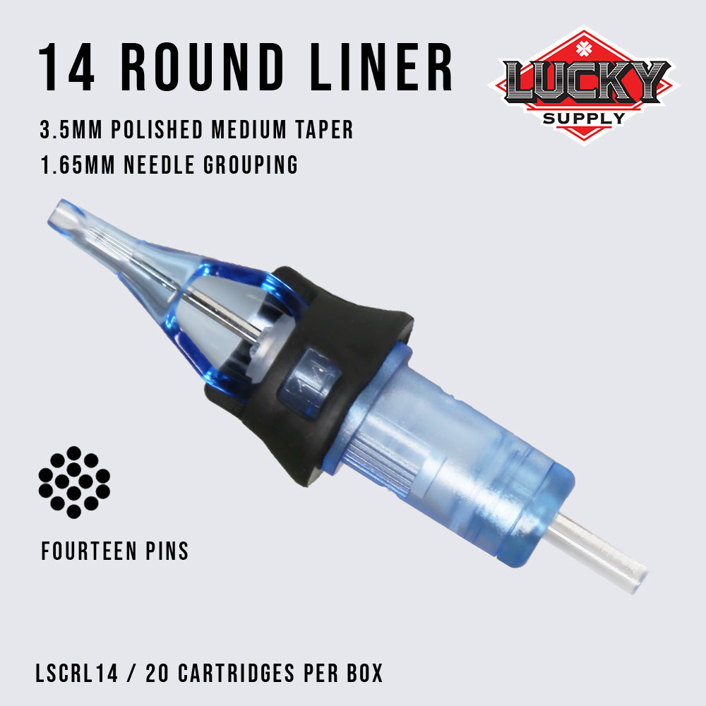 Lucky Supply V2 Needle Cartridges - Round Liners