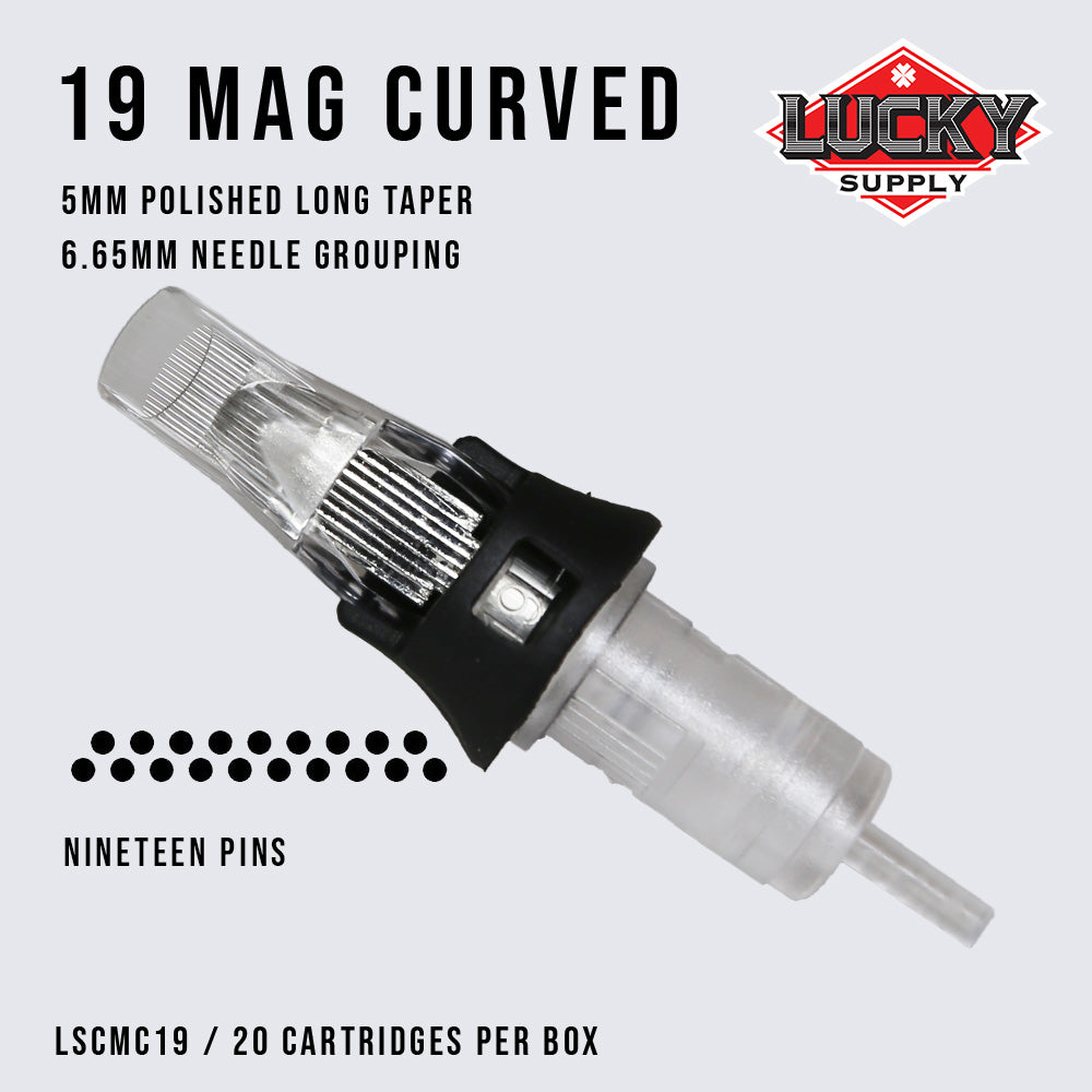 Lucky Supply V2 Needle Cartridges - Curved Magnums