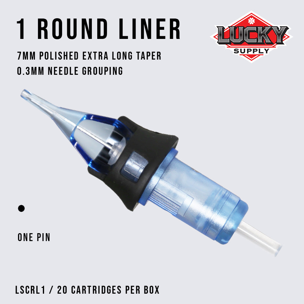 Lucky Supply V2 Needle Cartridges - Round Liners