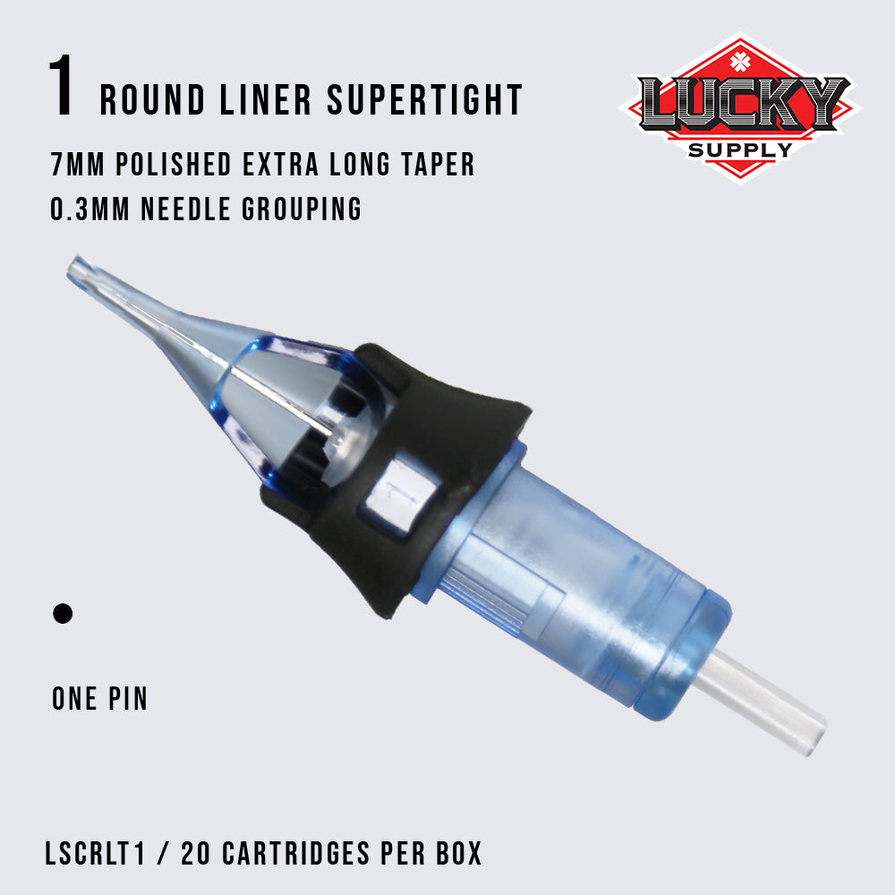 Lucky Supply V2 Needle Cartridges - Supertight Round Liners