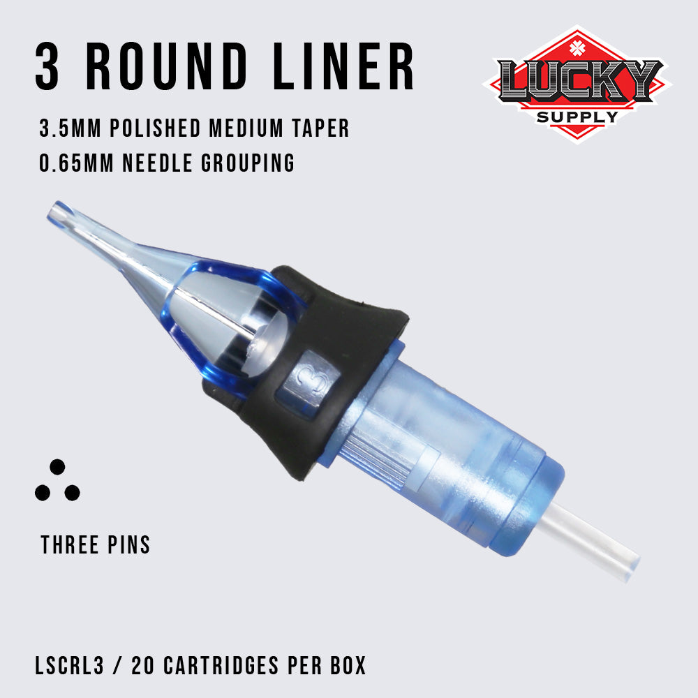 Lucky Supply V2 Needle Cartridges - Round Liners