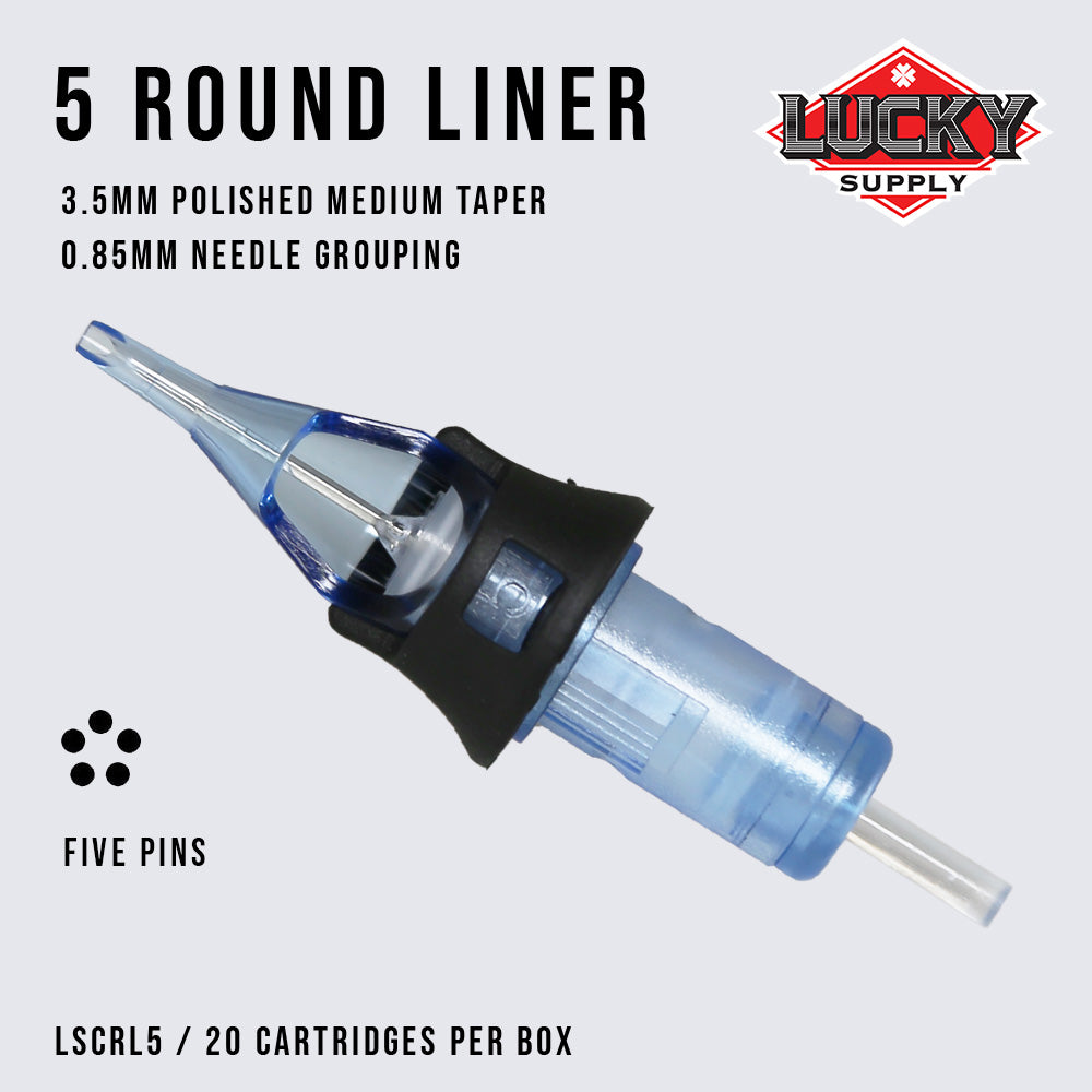Lucky Supply V2 Needle Cartridges - Round Liners