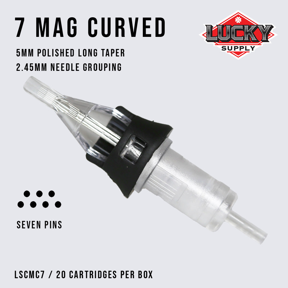 Lucky Supply V2 Needle Cartridges - Curved Magnums