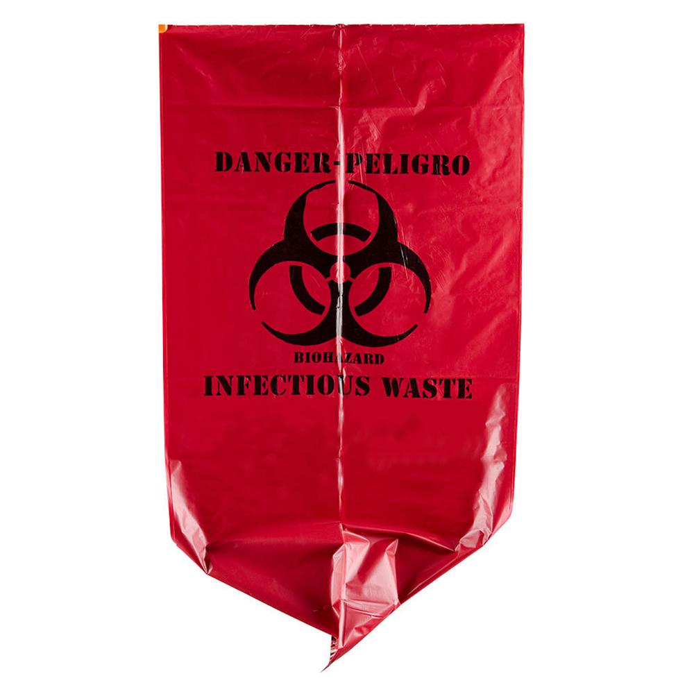 Bio-Hazardous Waste Bag - 10 Gallon 24" x 24" 