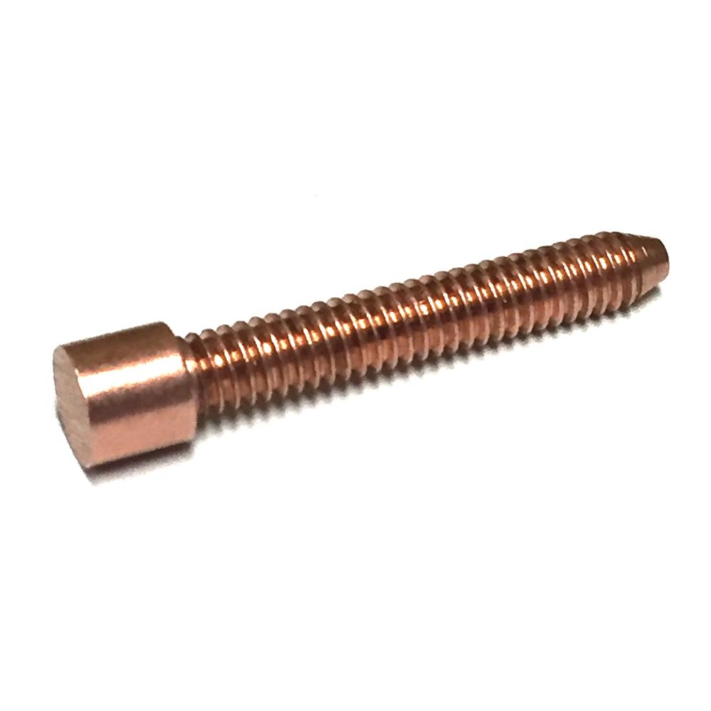 Long Copper Contact Screw -  1.2" Total Length