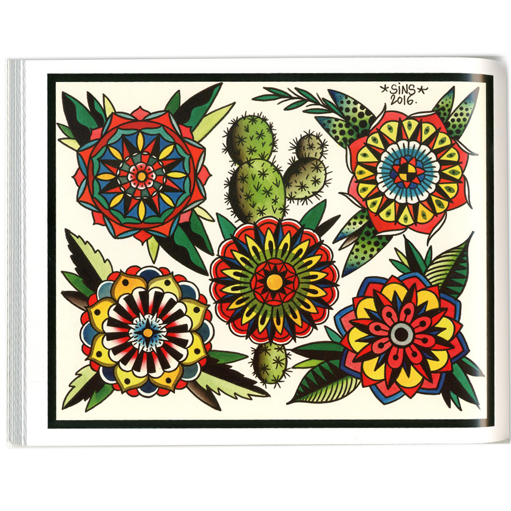 Deno Sins Tattoo Flash V1 Book (Signed) – LuckySupplyUSA