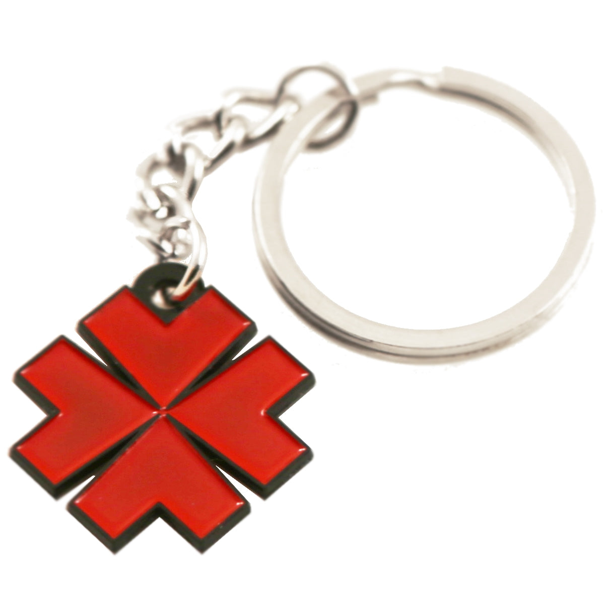 Lucky Supply Red Clover Keychain